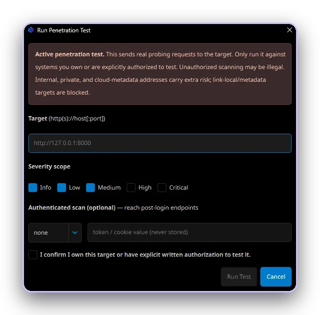 The penetration test authorization gate